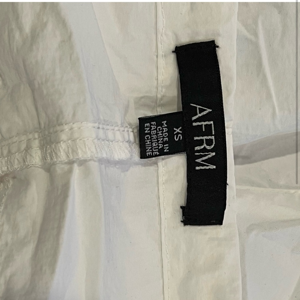 White Cargo Pants (runs big)